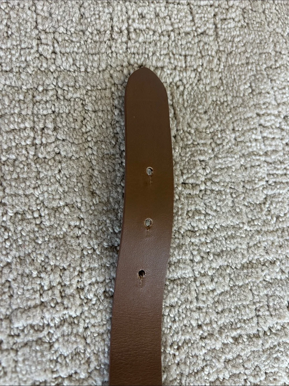 Lafayette 148 New York Natural Straw Belt with Brown Leather Trim